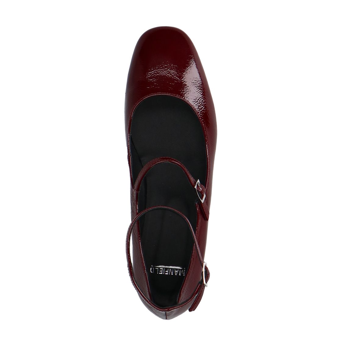 Bordeaux rode lak leren Mary Jane pumps
