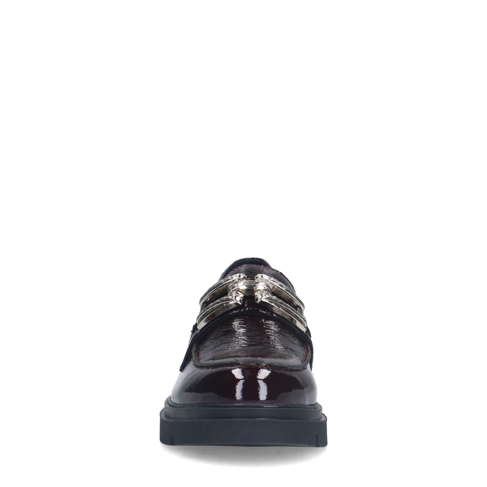 Bordeaux rode lakleren loafers