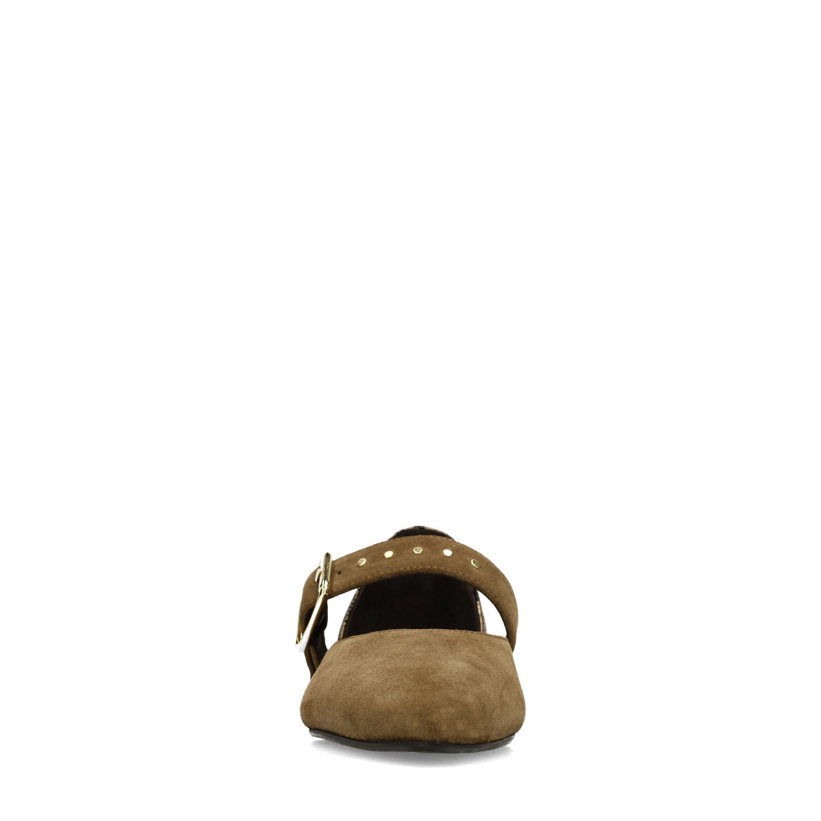 Donkergroene suède loafers