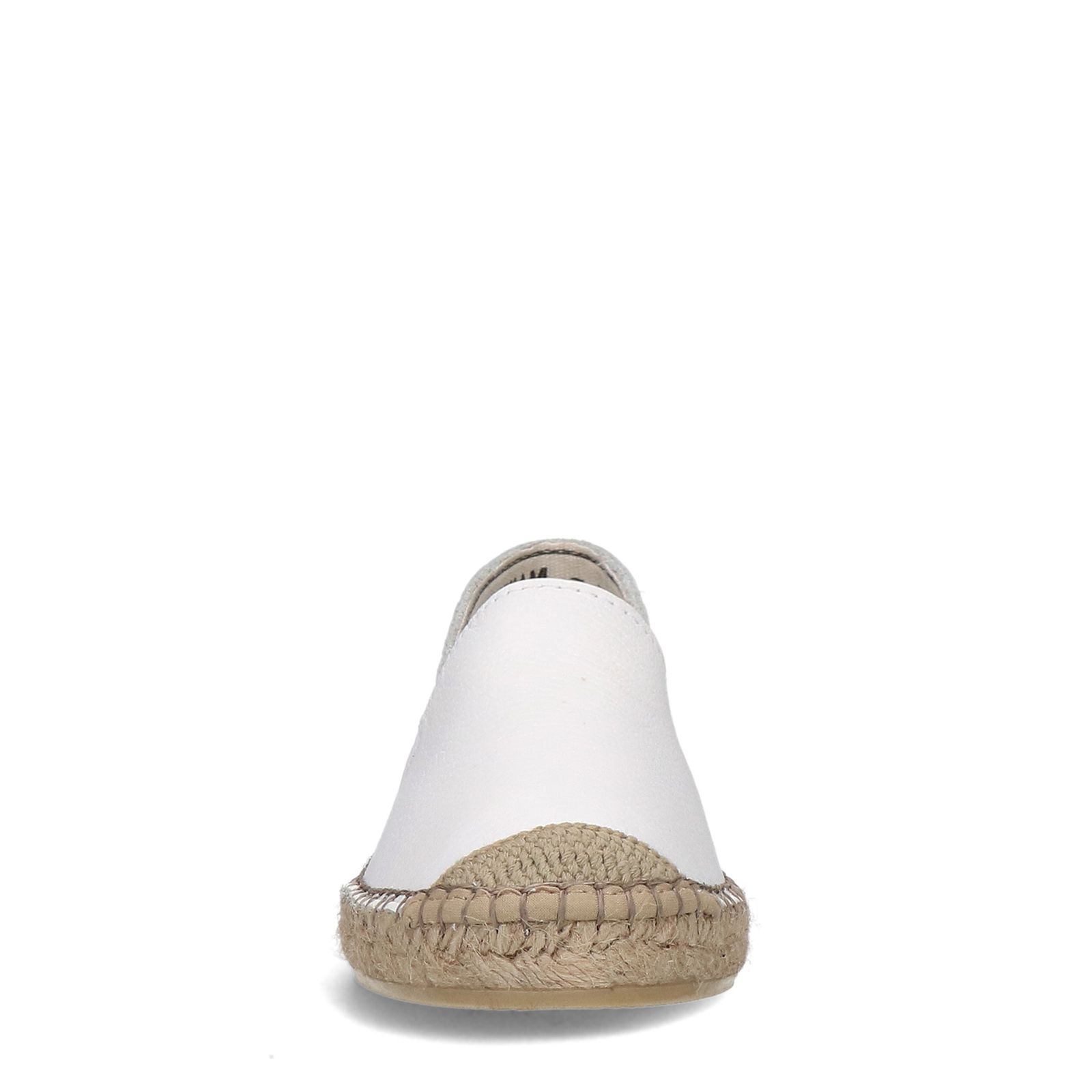 Witte leren espadrilles
