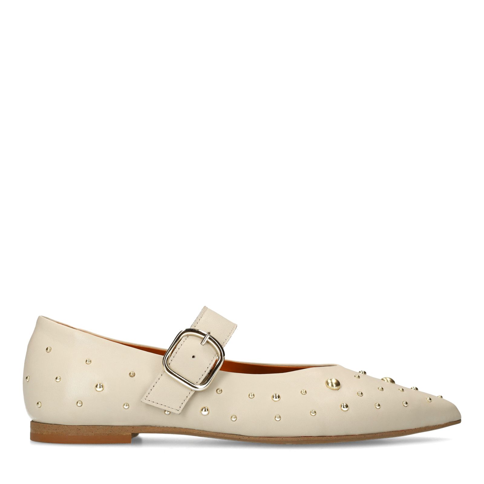 Offwhite Leder-Loafer
