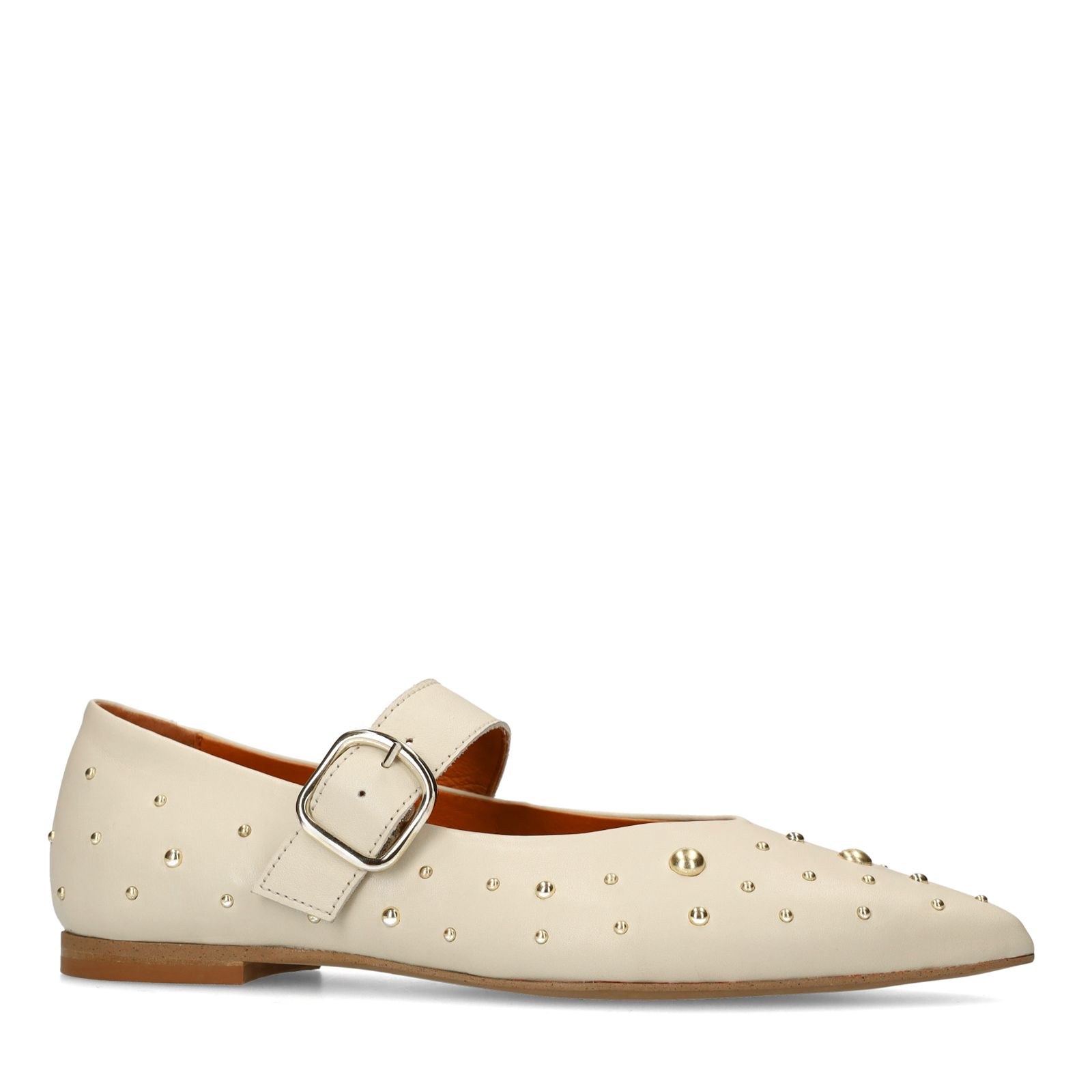 Offwhite Leder-Loafer