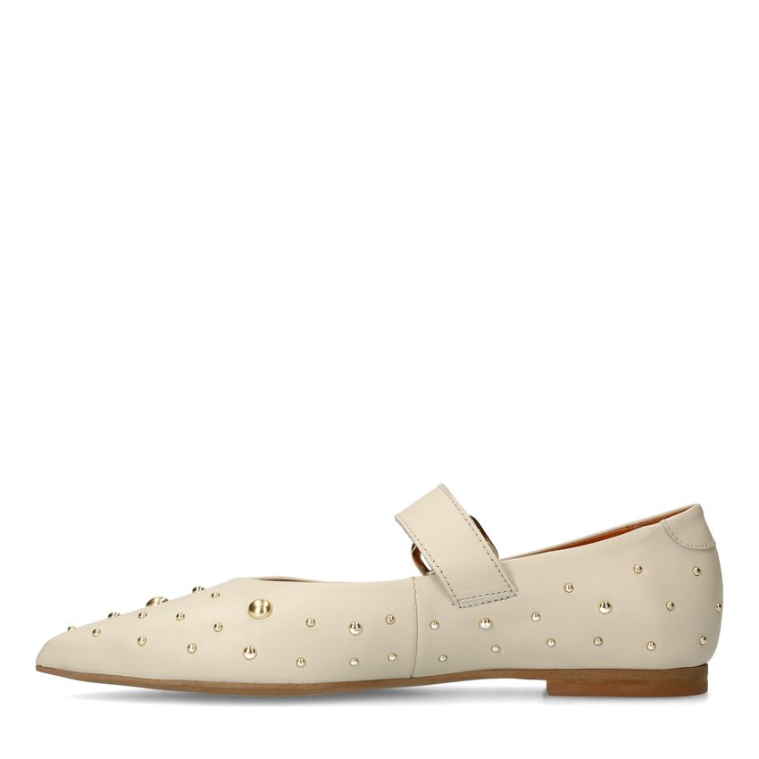 Offwhite Leder-Loafer