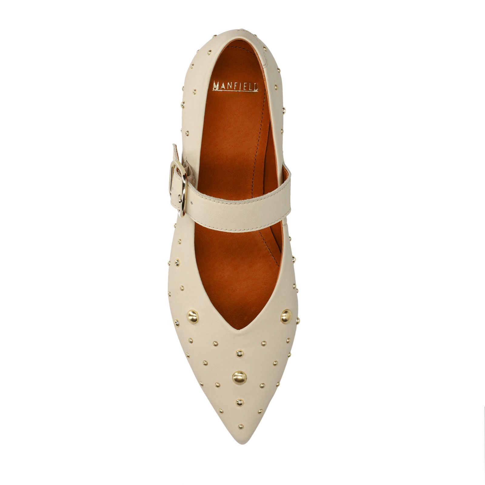 Offwhite Leder-Loafer