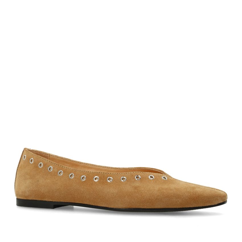 Manfield x Marlien - Cognac suède loafers