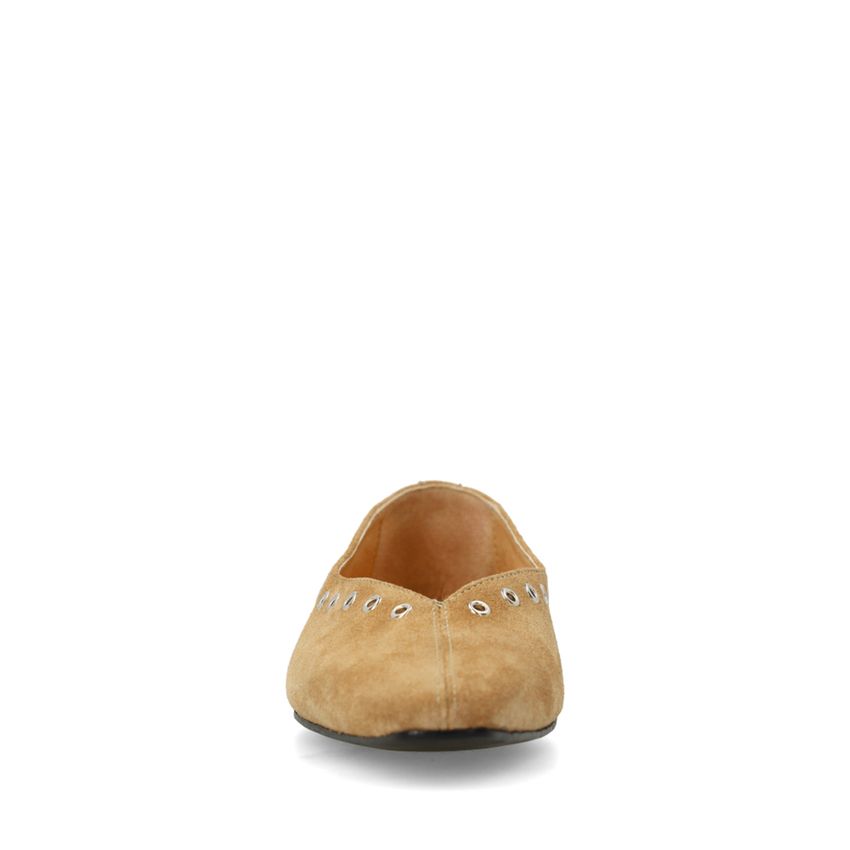 Manfield x Marlien - Cognac suède loafers