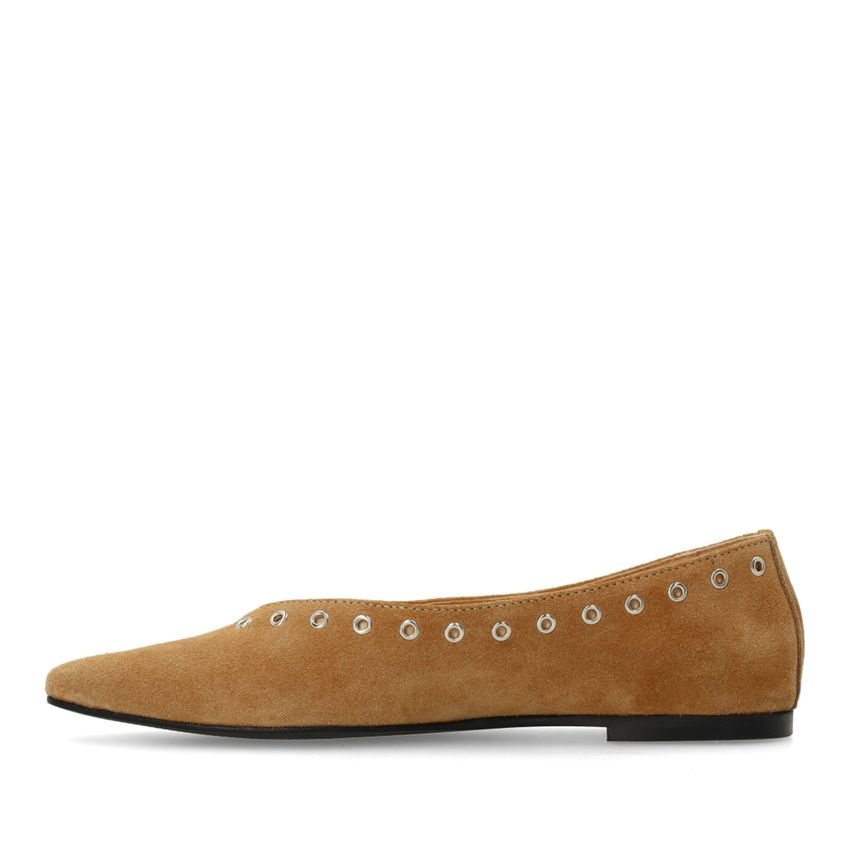 Manfield x Marlien - Cognac suède loafers