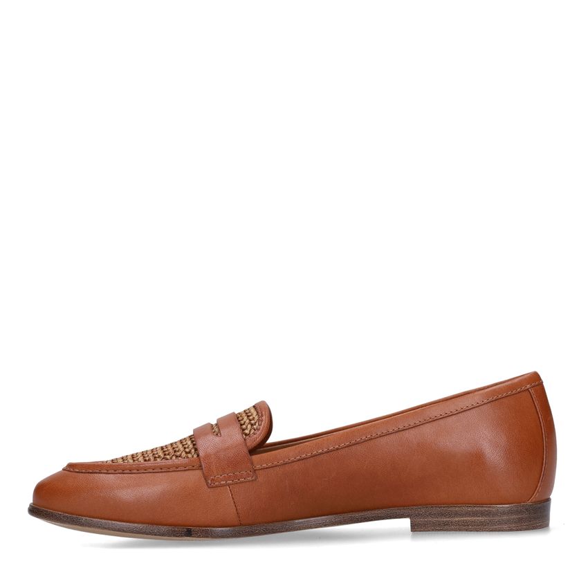 Cognac suède loafers