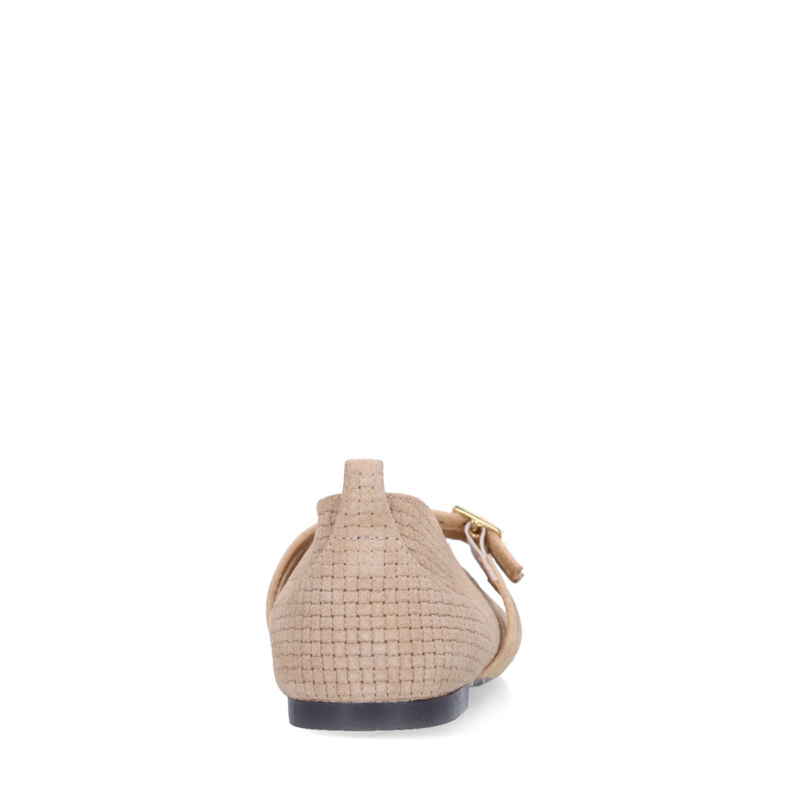 Beige suède ballerina's