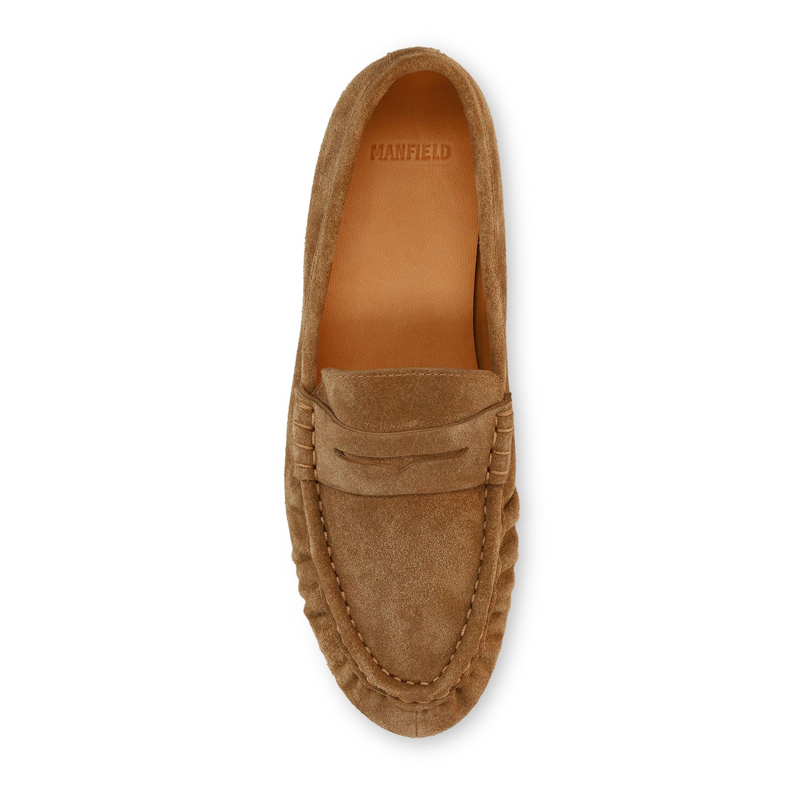 Cognac suède loafers