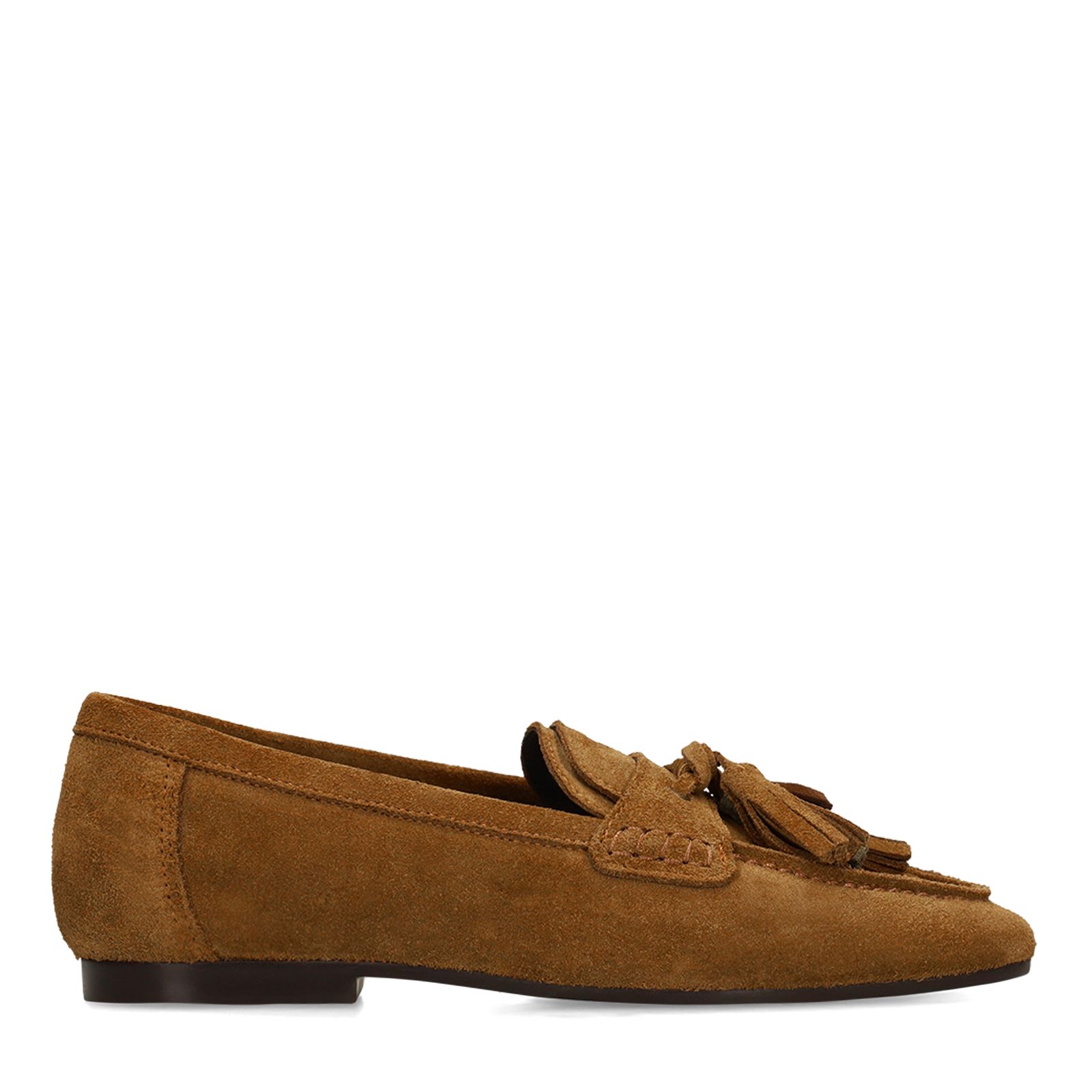 Cognac suède loafers