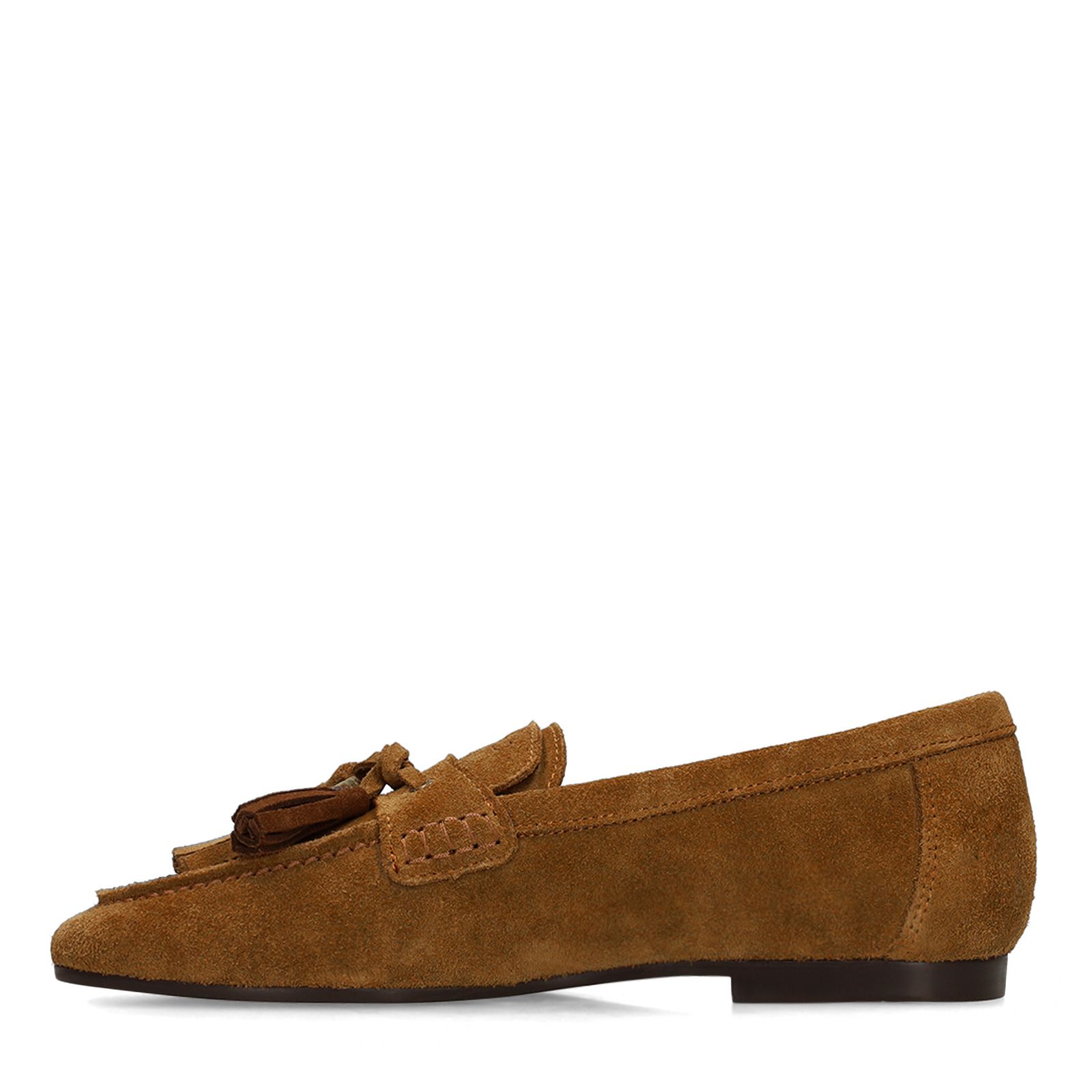 Cognac suède loafers
