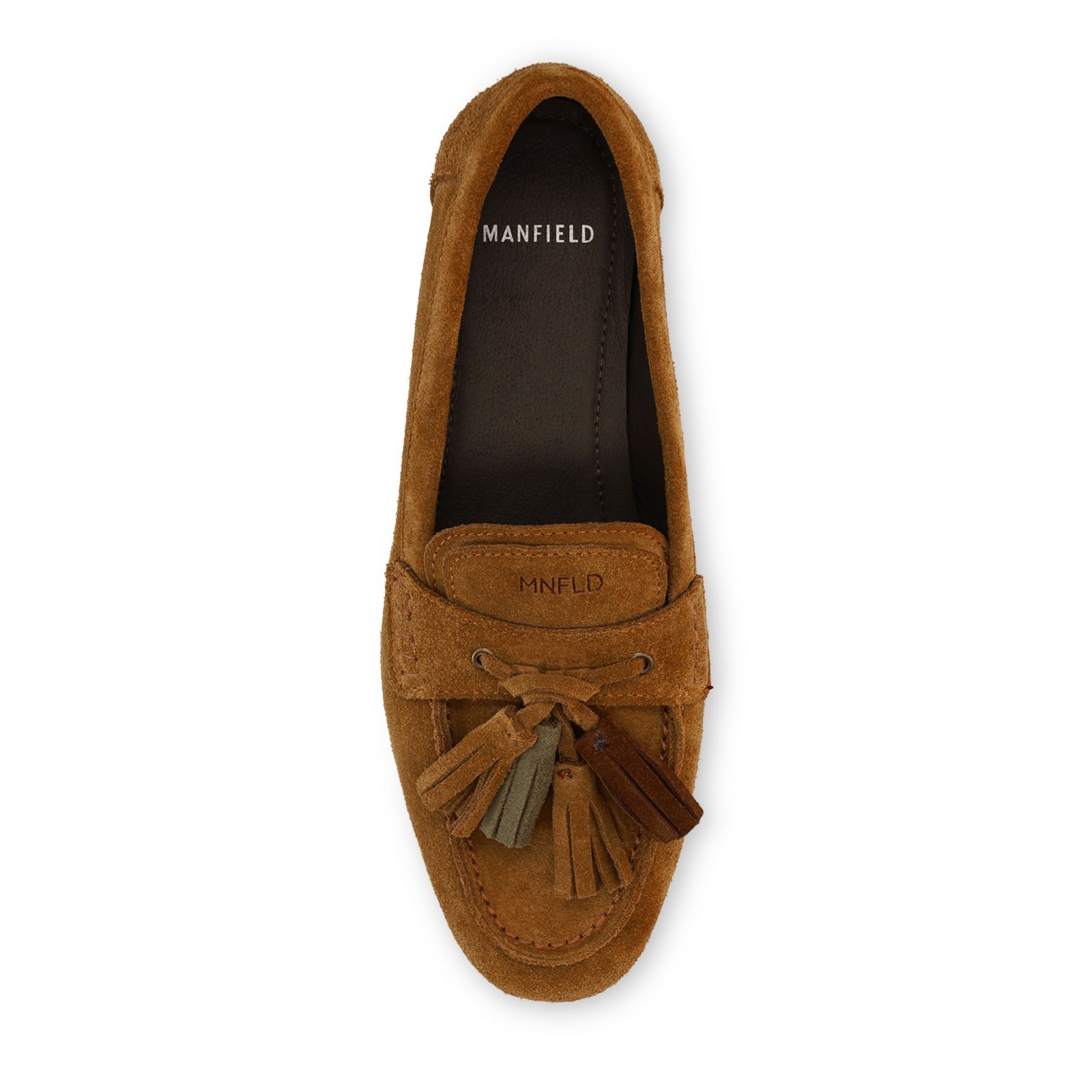 Cognac suède loafers