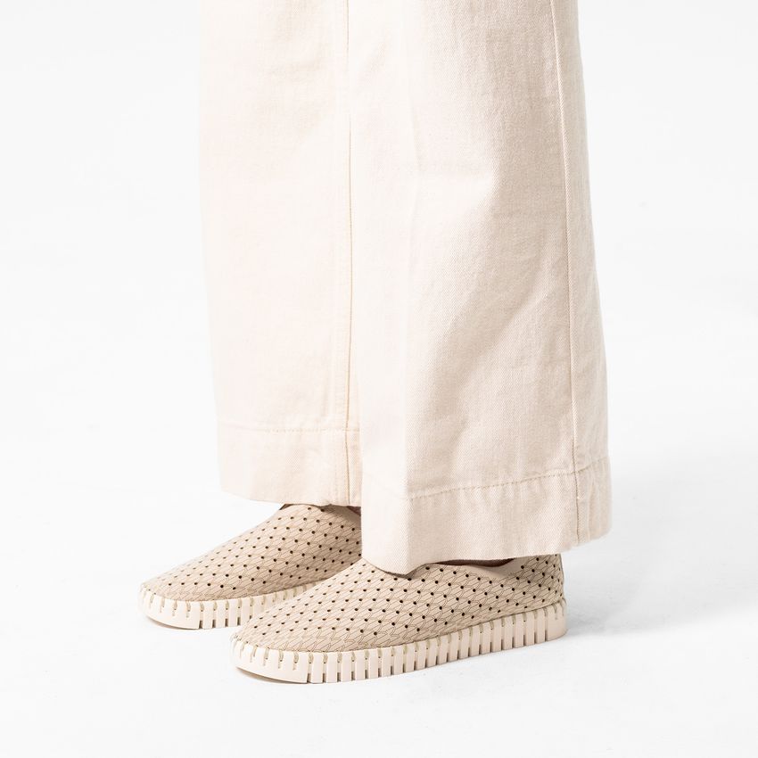 Beige loafers