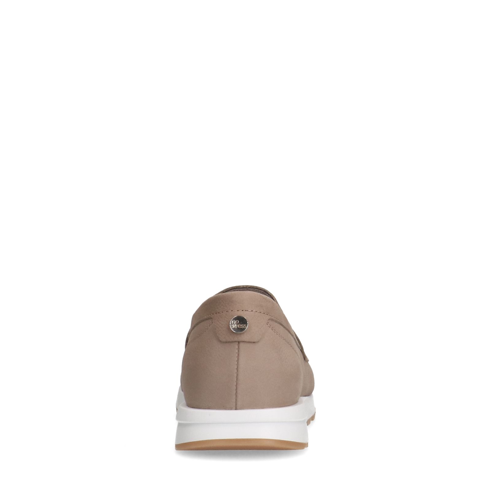Taupe nubuck loafers