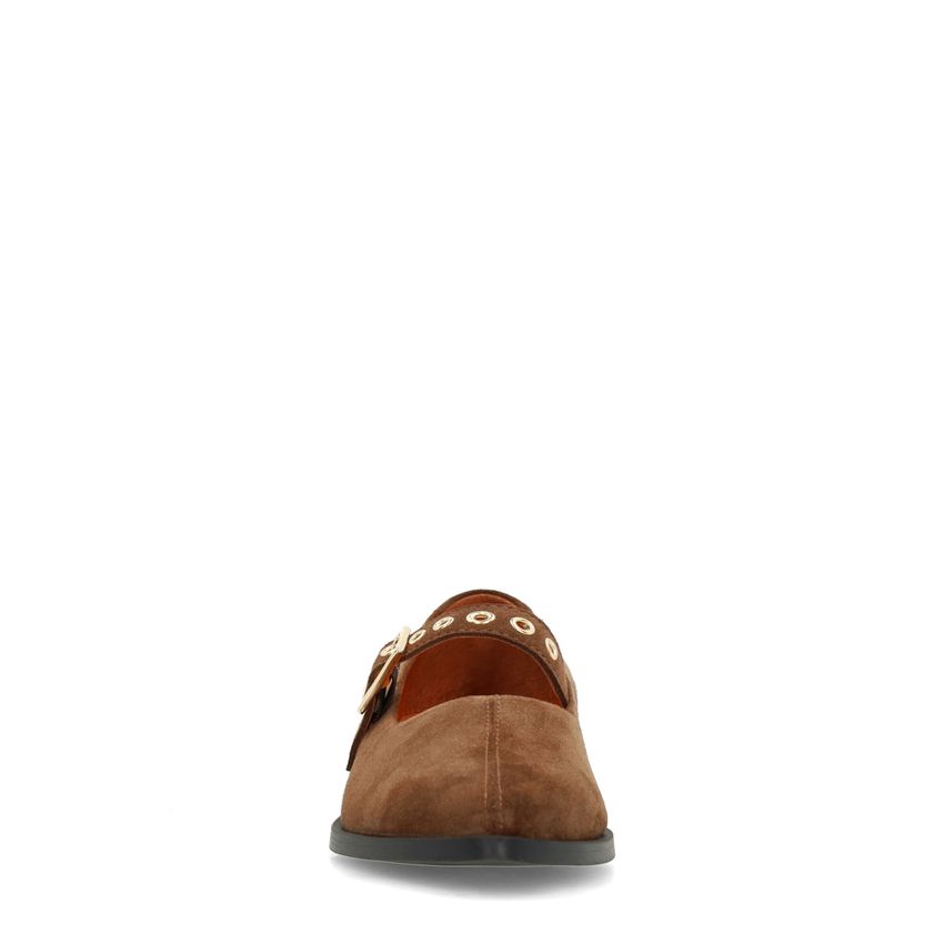Cognac suède loafers