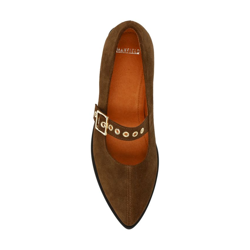 Cognac suède loafers
