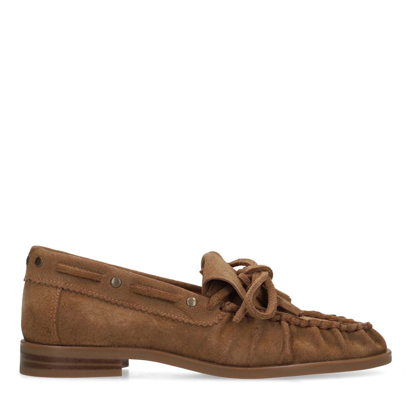 Cognac suède loafers