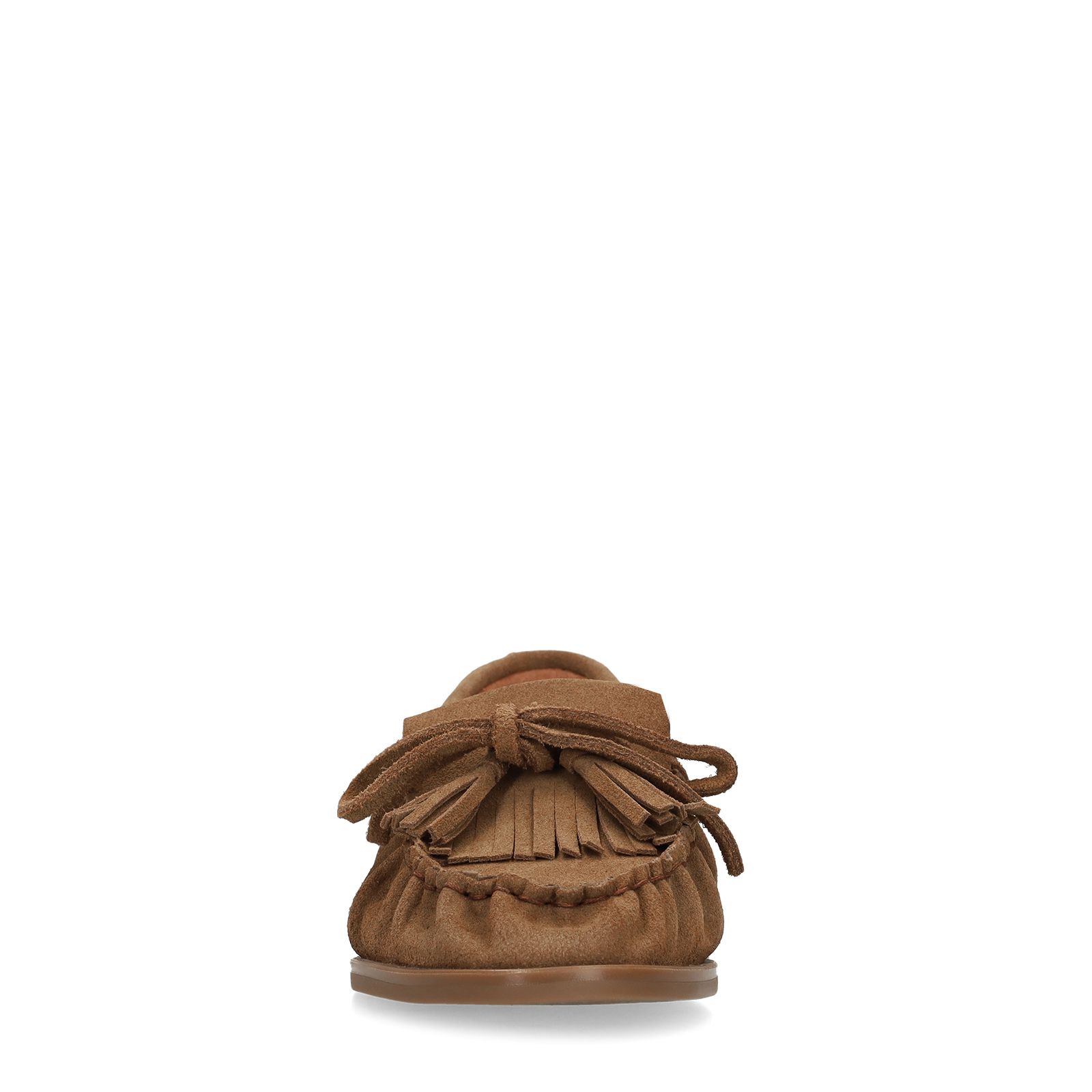 Cognac suède loafers