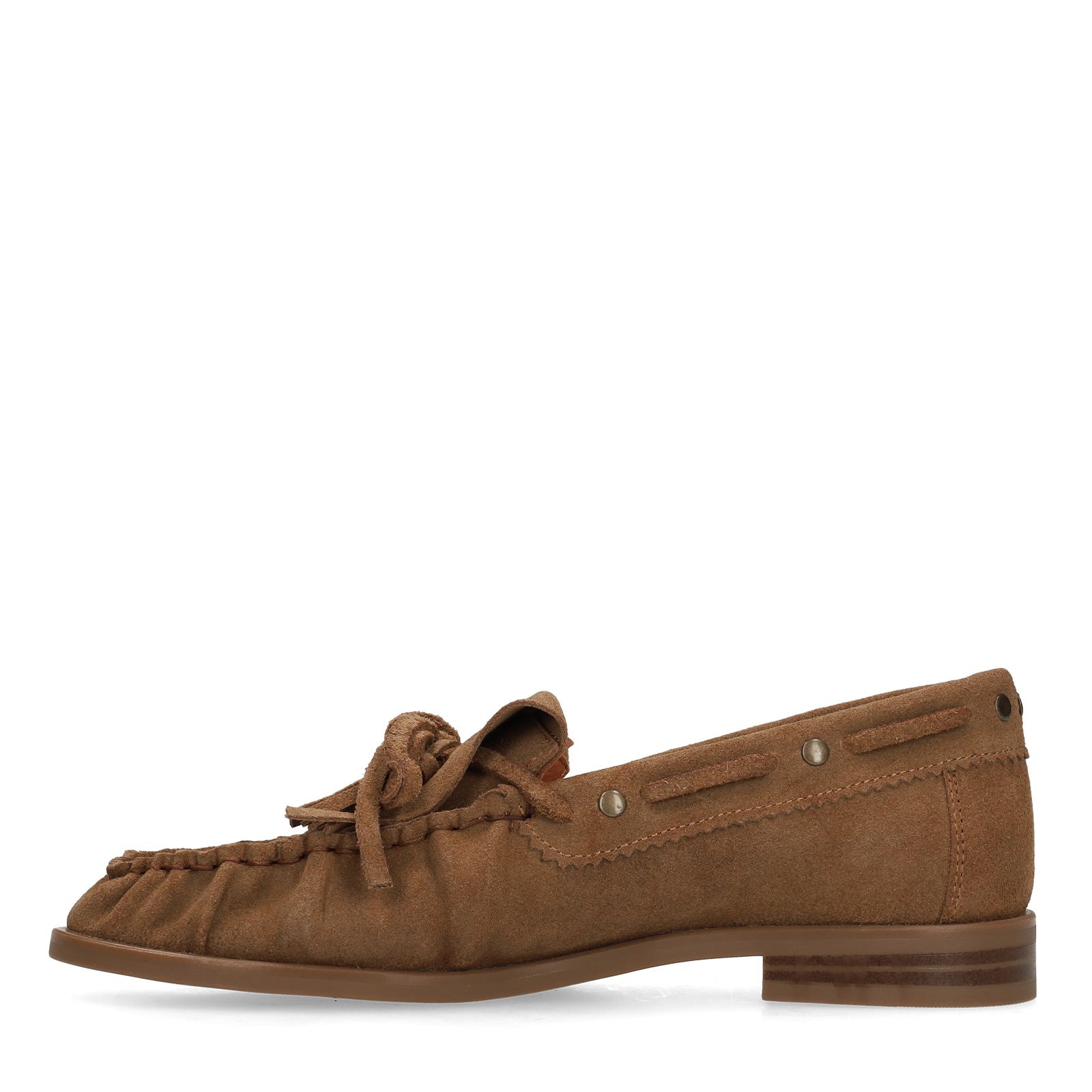 Cognac suède loafers