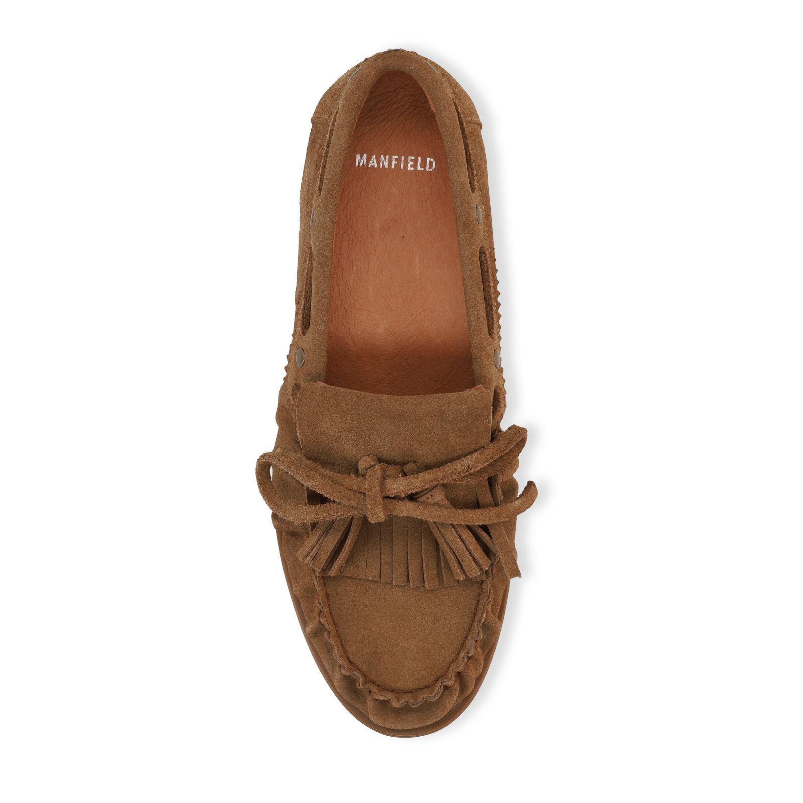 Cognac suède loafers