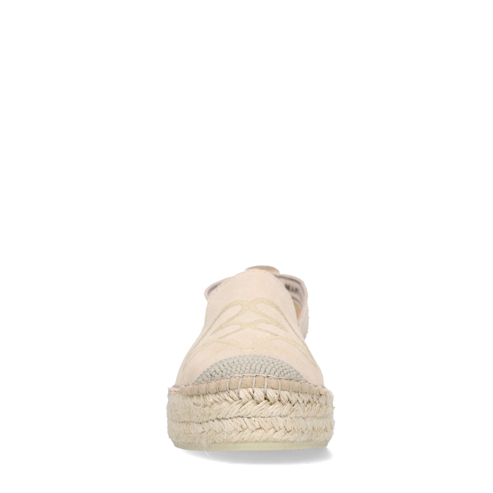Taupe suède espadrilles