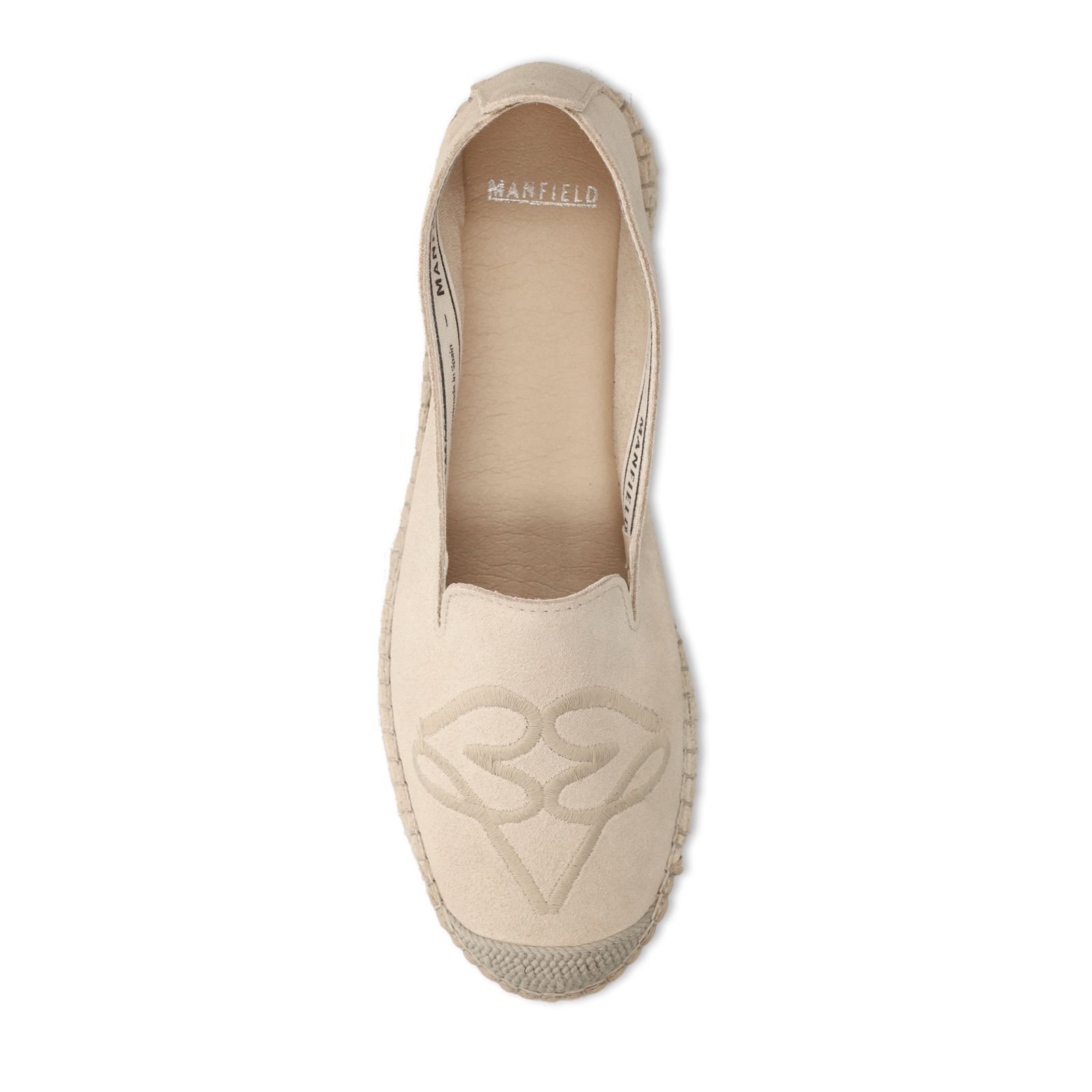 Taupe suède espadrilles