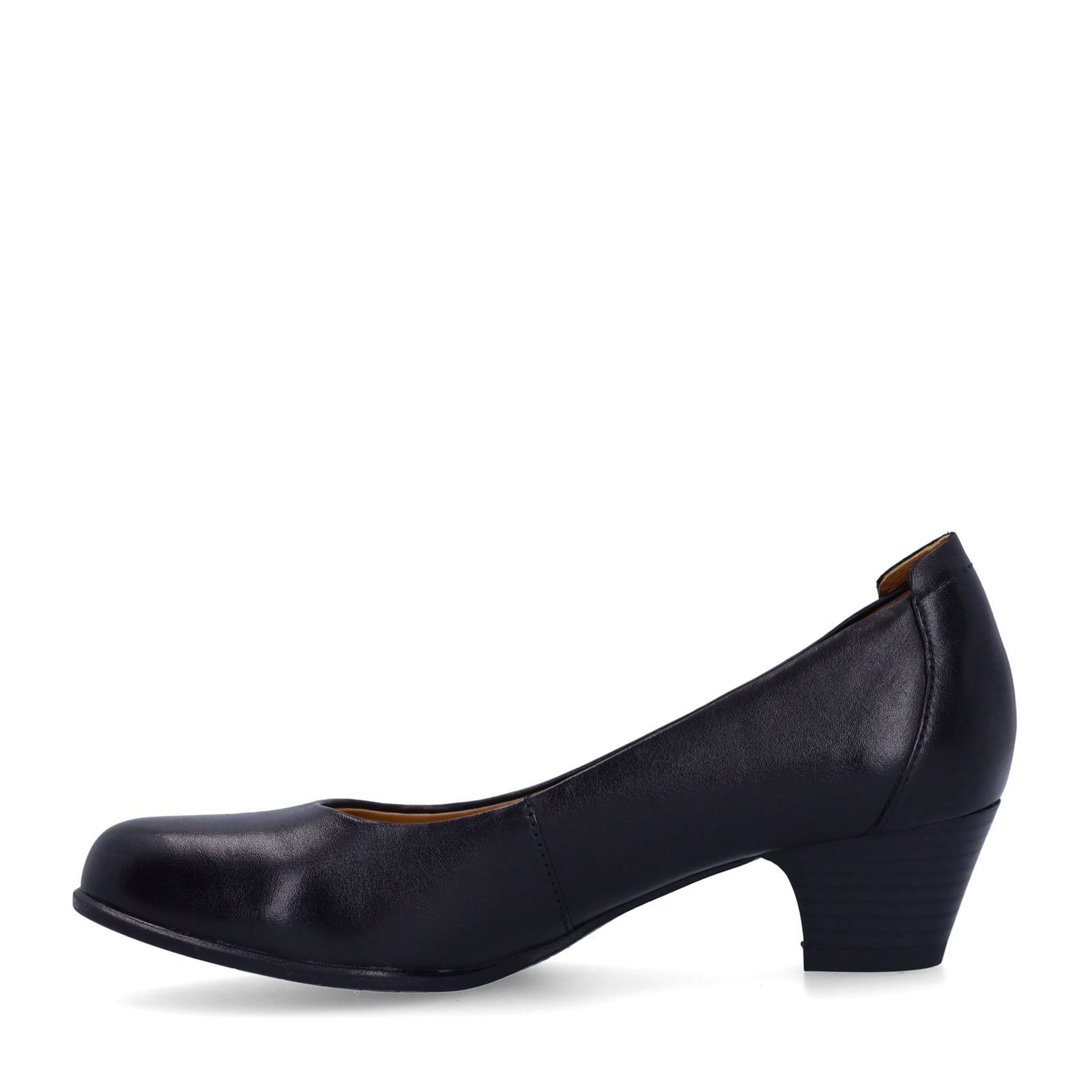 Schwarze Lederpumps