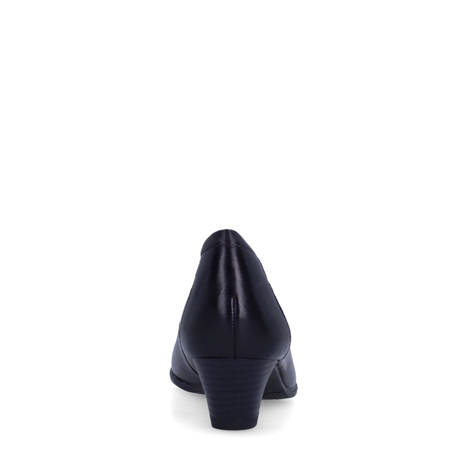 Schwarze Lederpumps