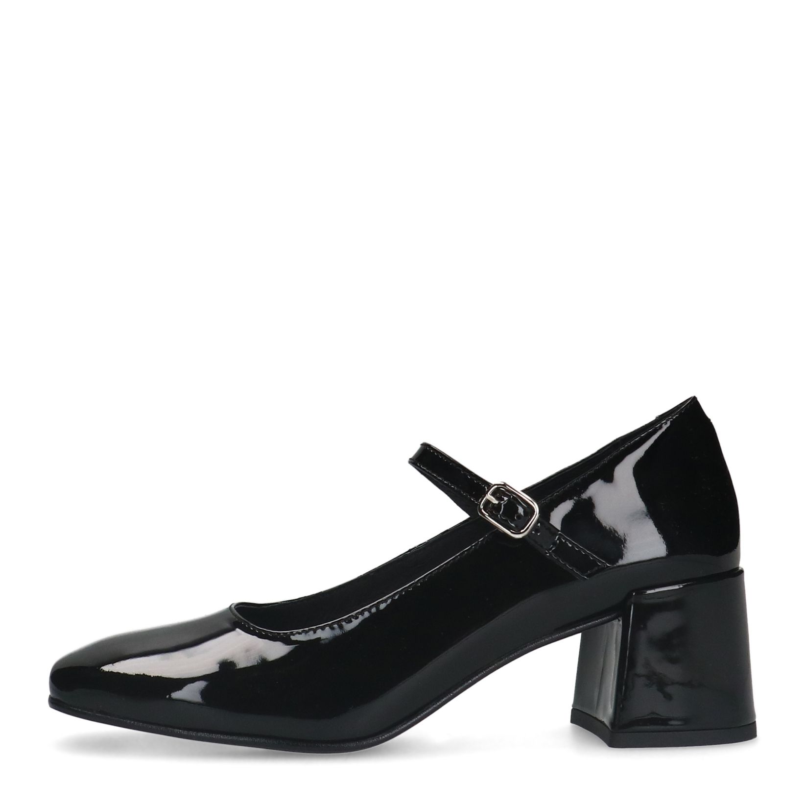 Zwarte lakleren Mary Jane pumps