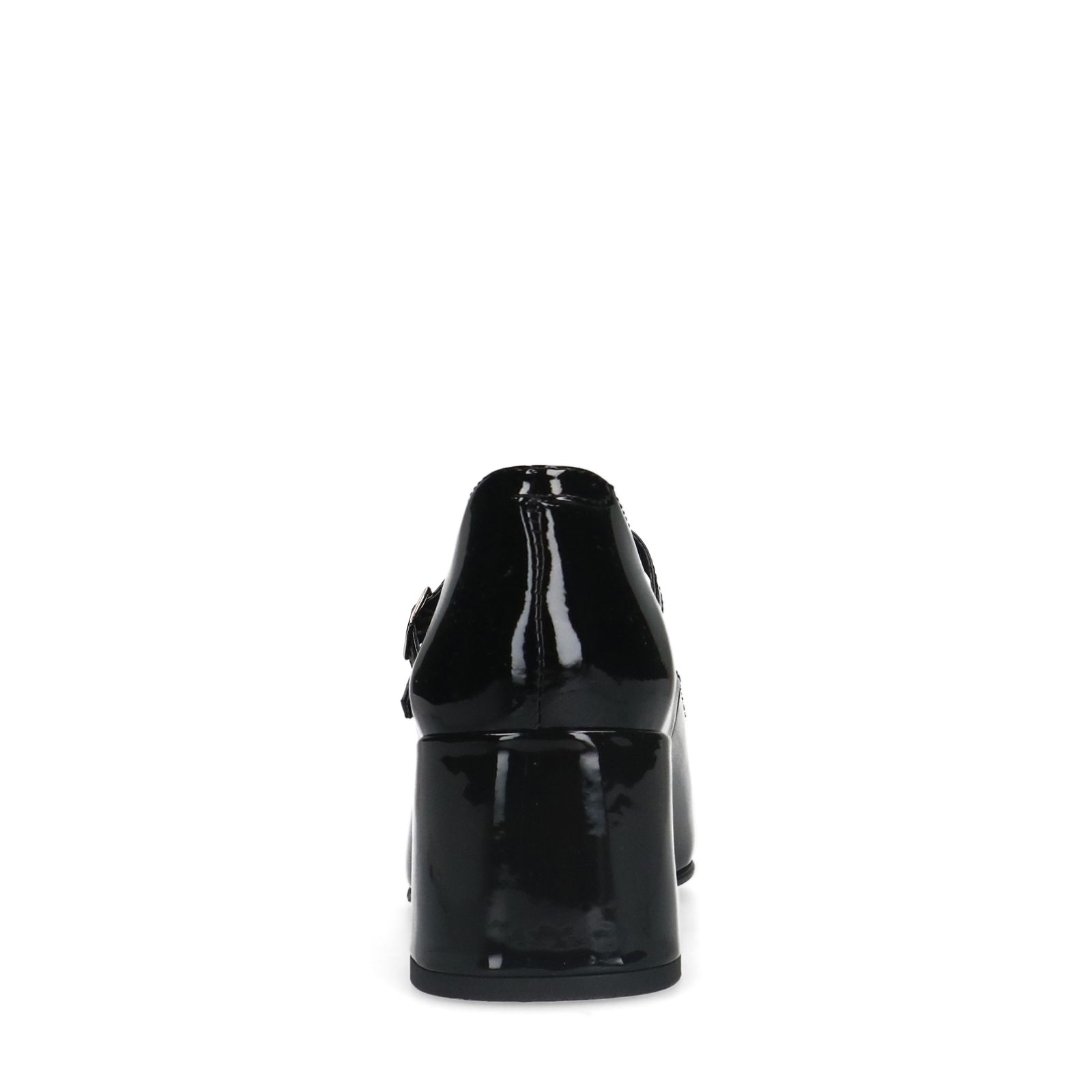 Schwarze Mary Jane Lackpumps