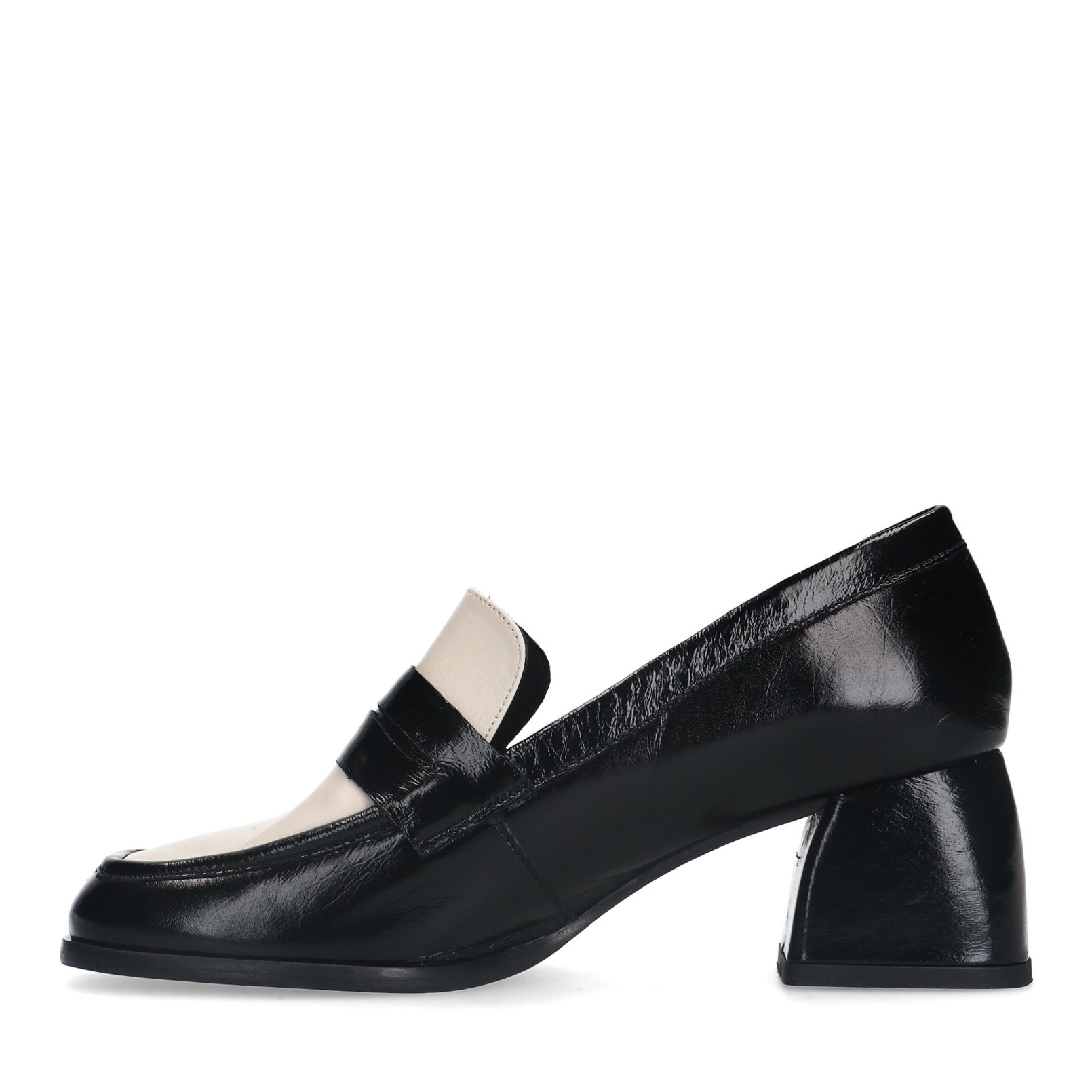 Zwarte lakleren pumps