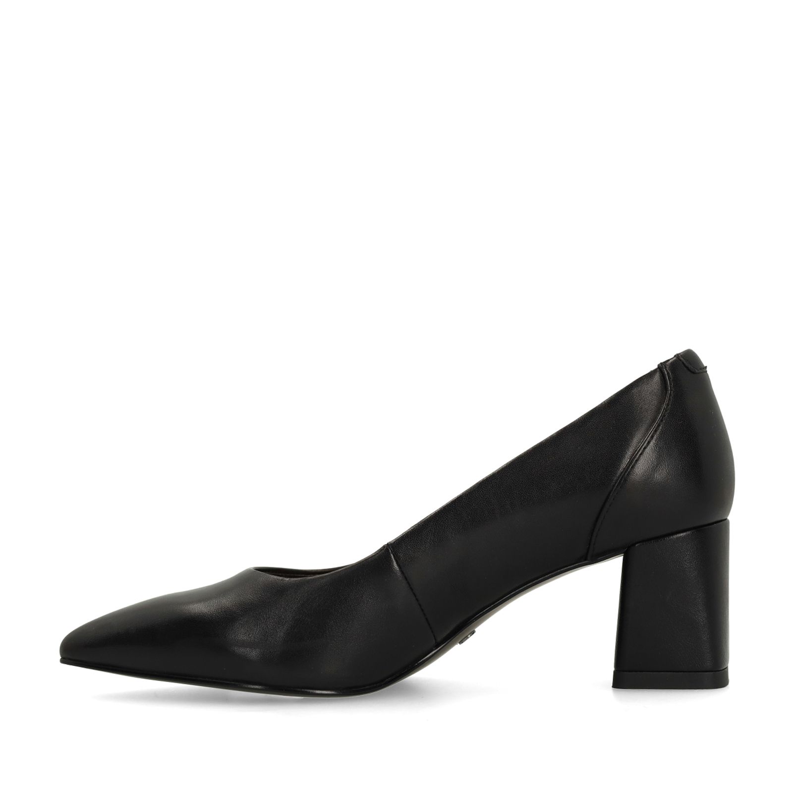 Zwarte leren pumps