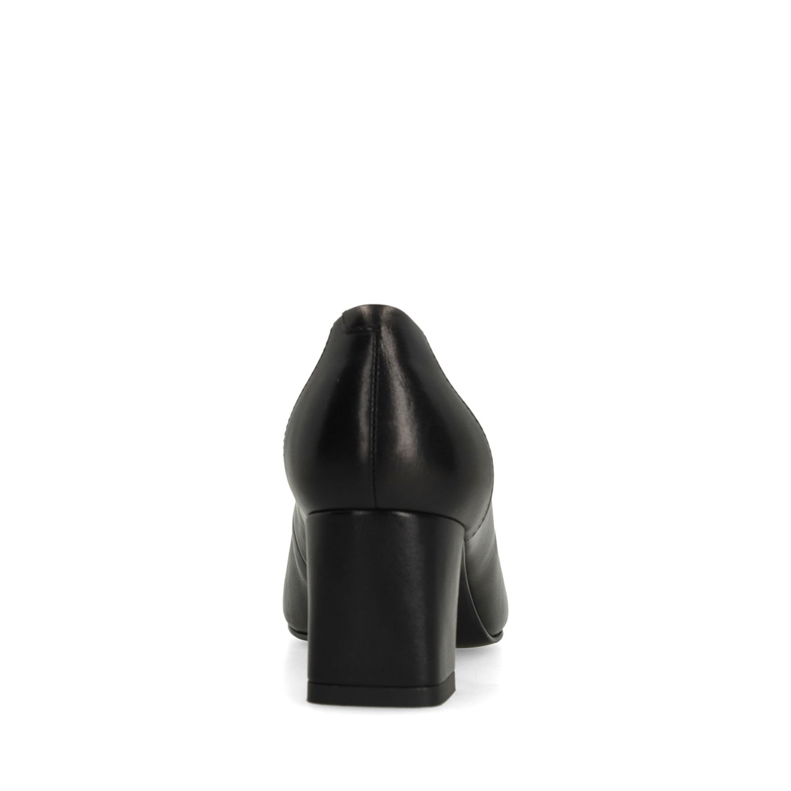 Zwarte leren pumps