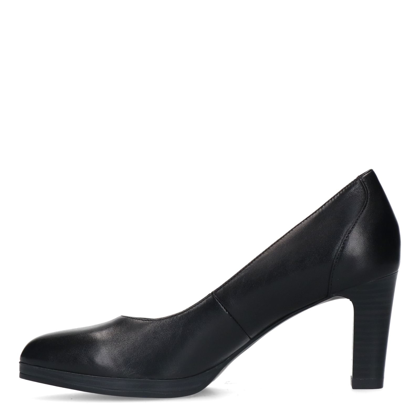 Schwarze Lederpumps
