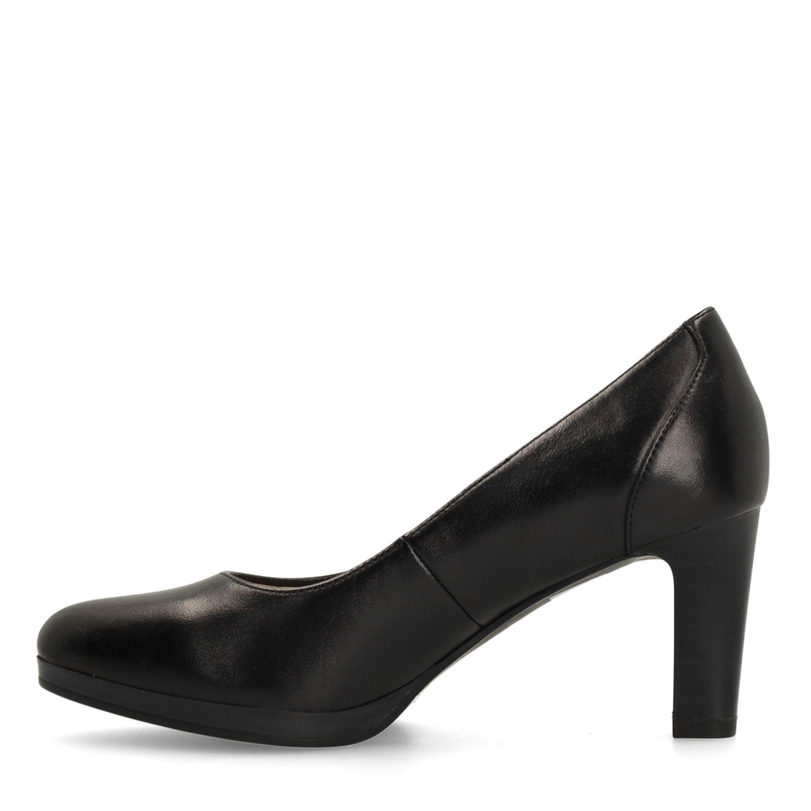 Schwarze Lederpumps