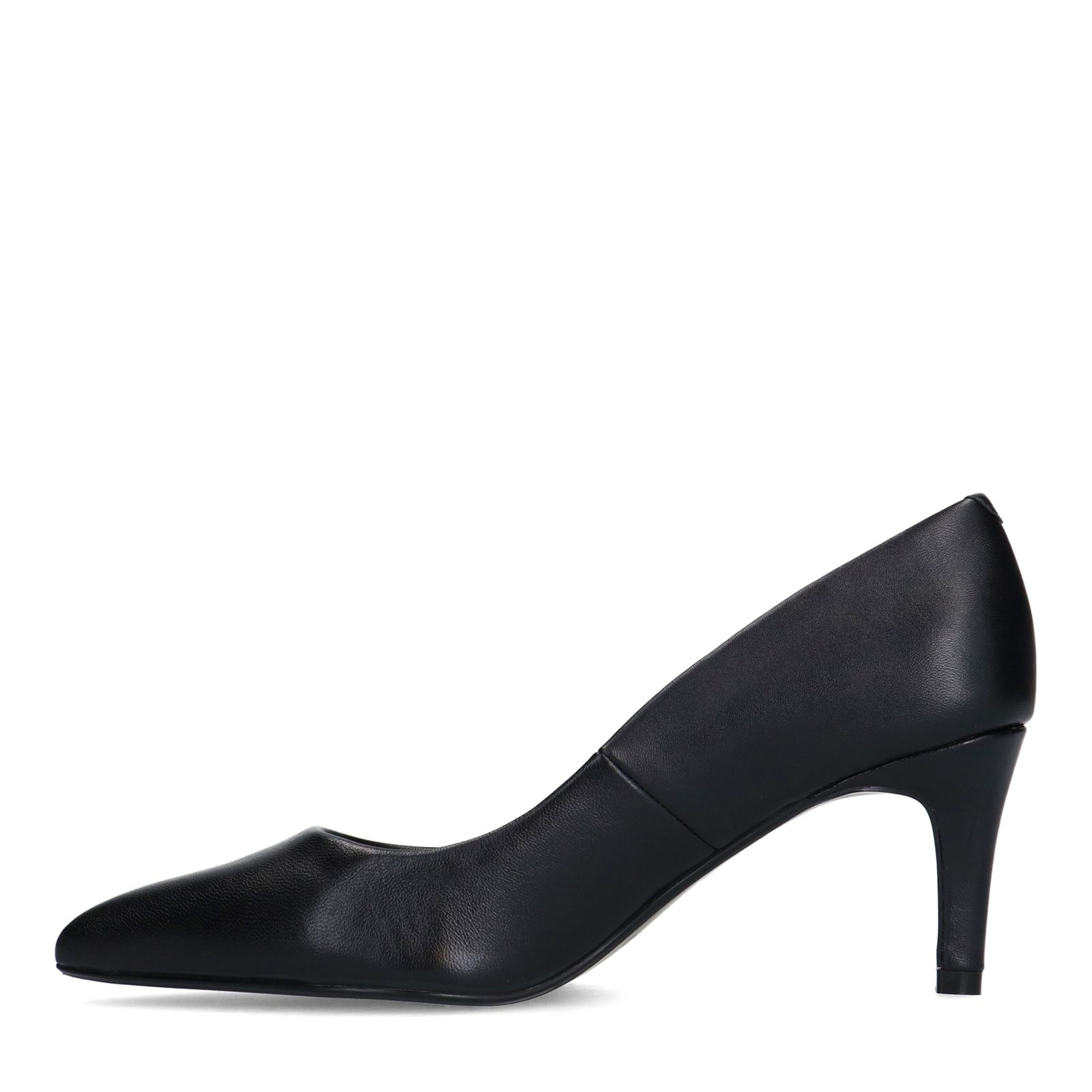Zwarte leren pumps
