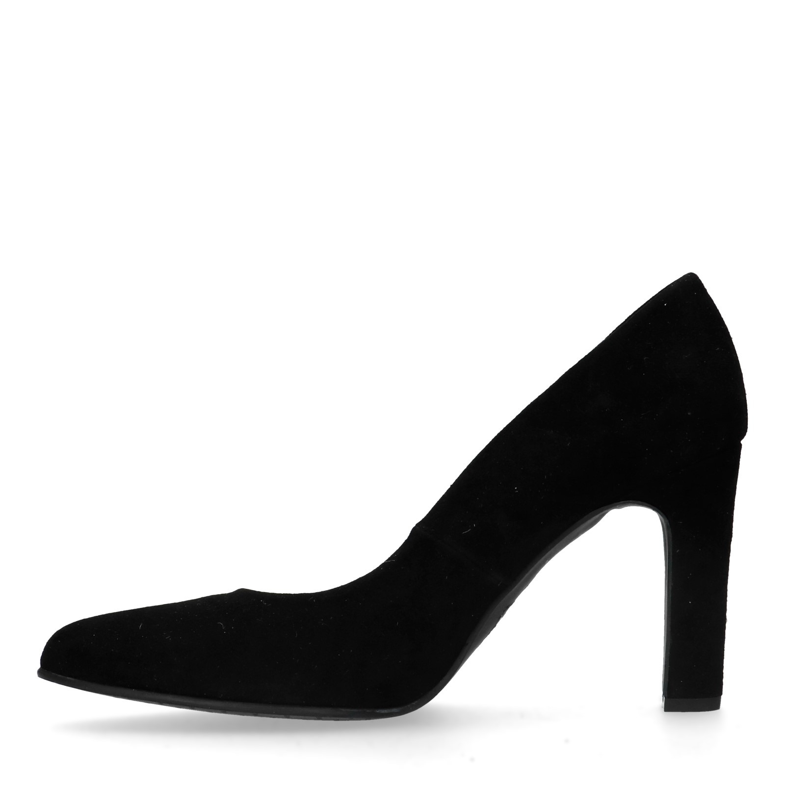 Zwarte pumps online suede