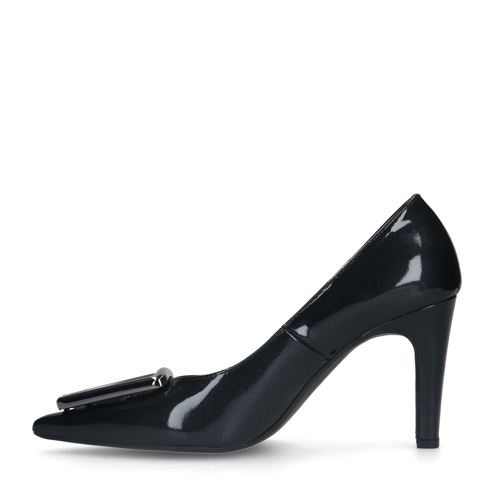 Zwarte lakleren pumps