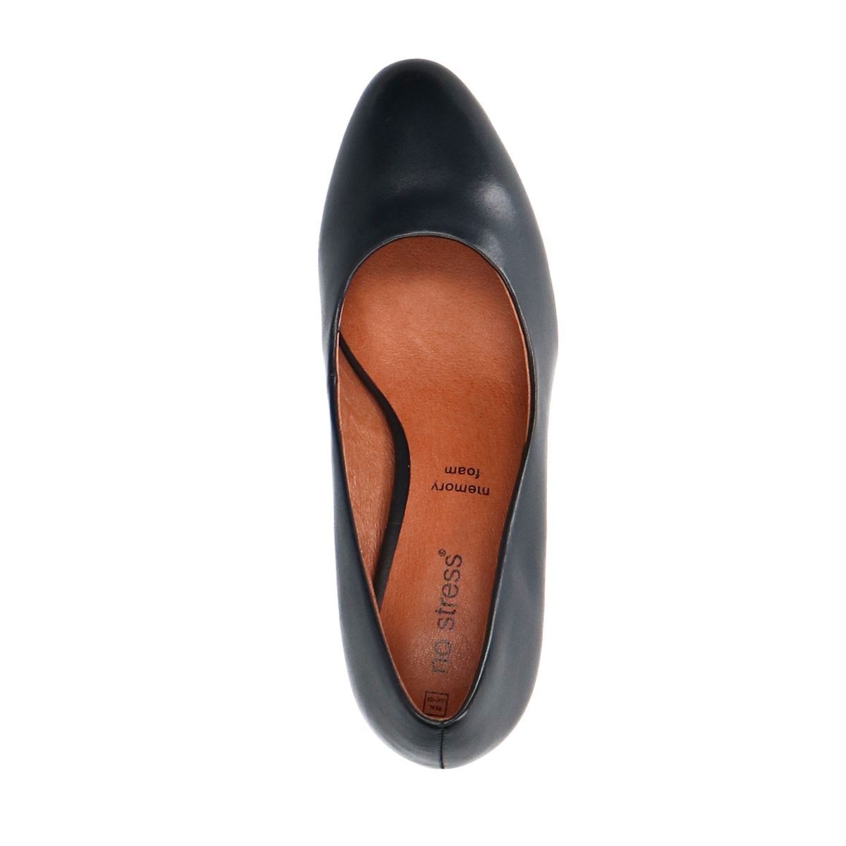 Blauwe leren pumps