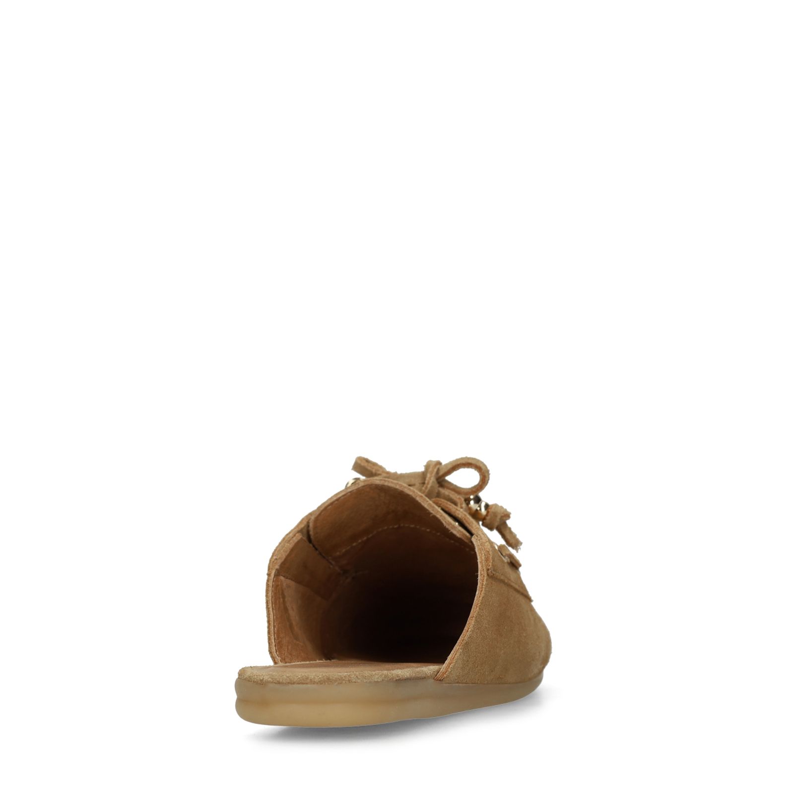 Beige suède instappers