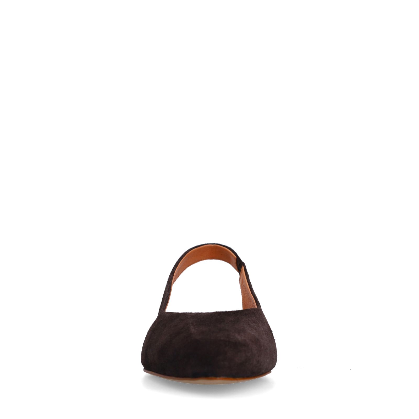 Bruine suède slingbacks