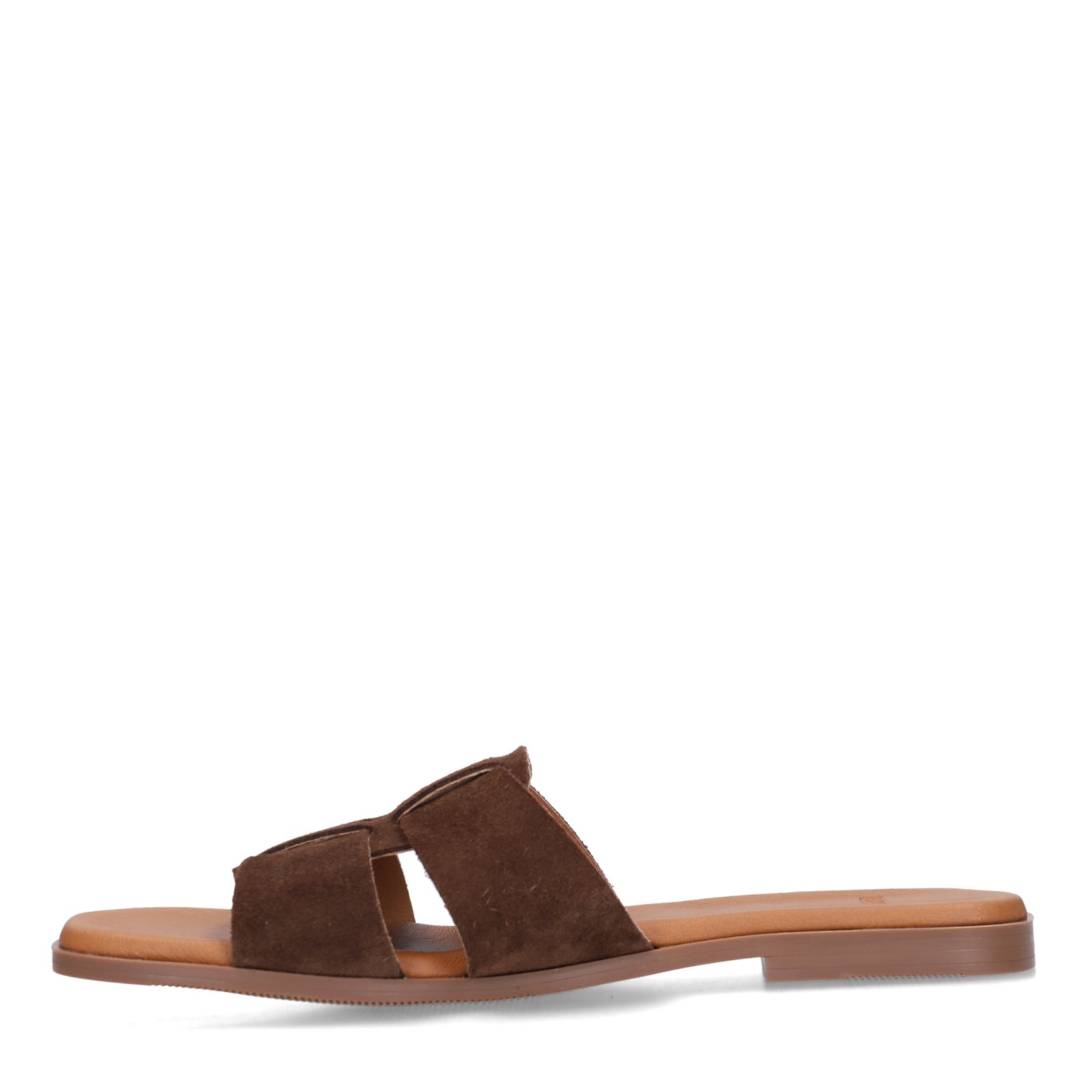 Bruine suède slippers