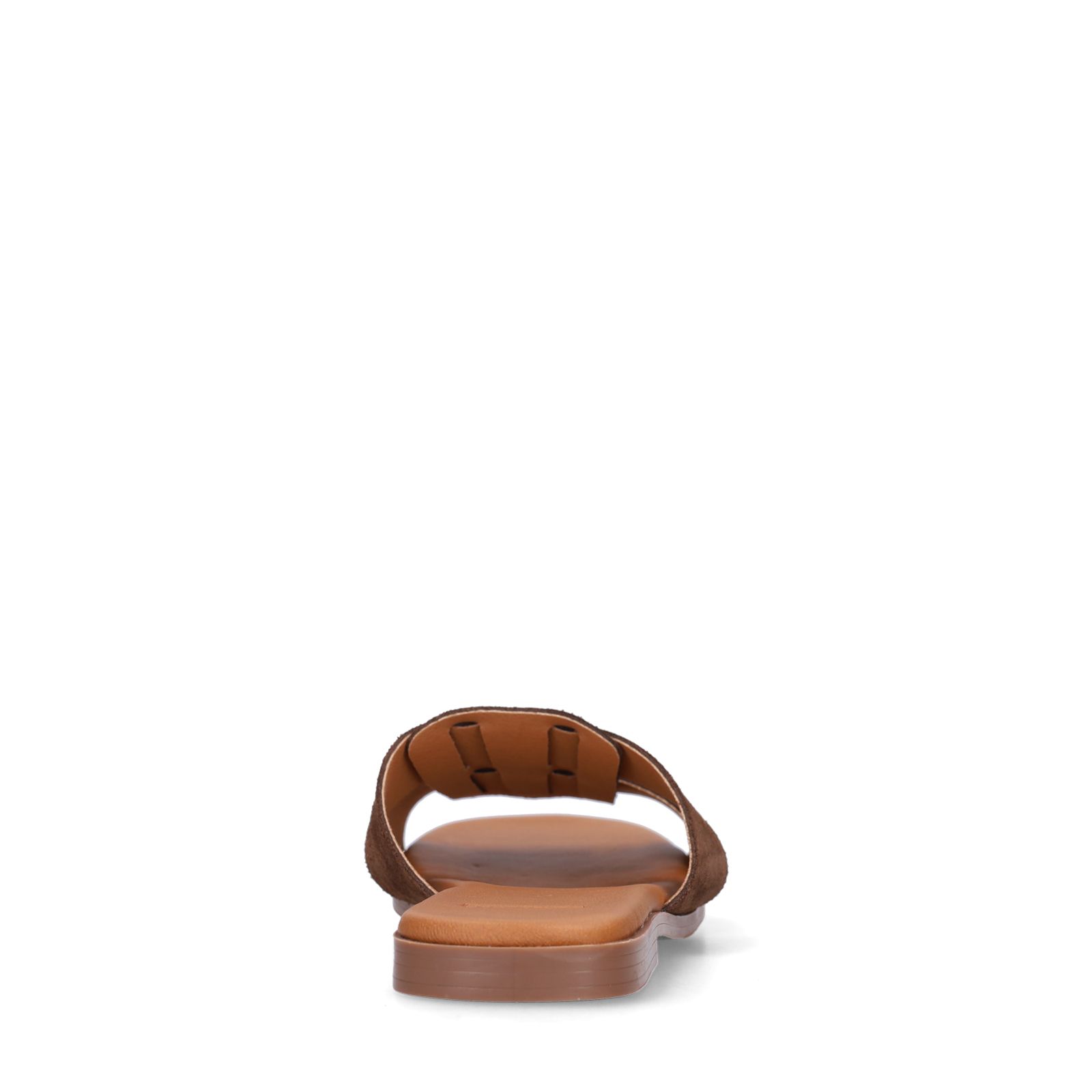 Bruine suède slippers