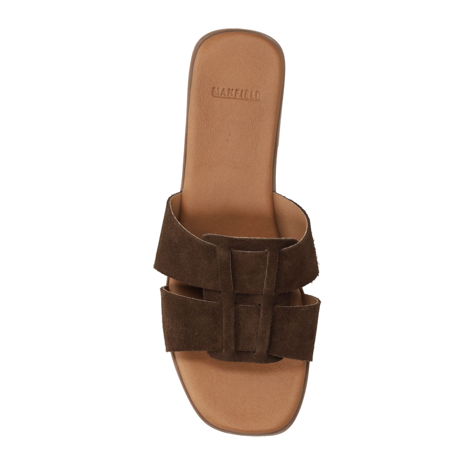 Bruine suède slippers