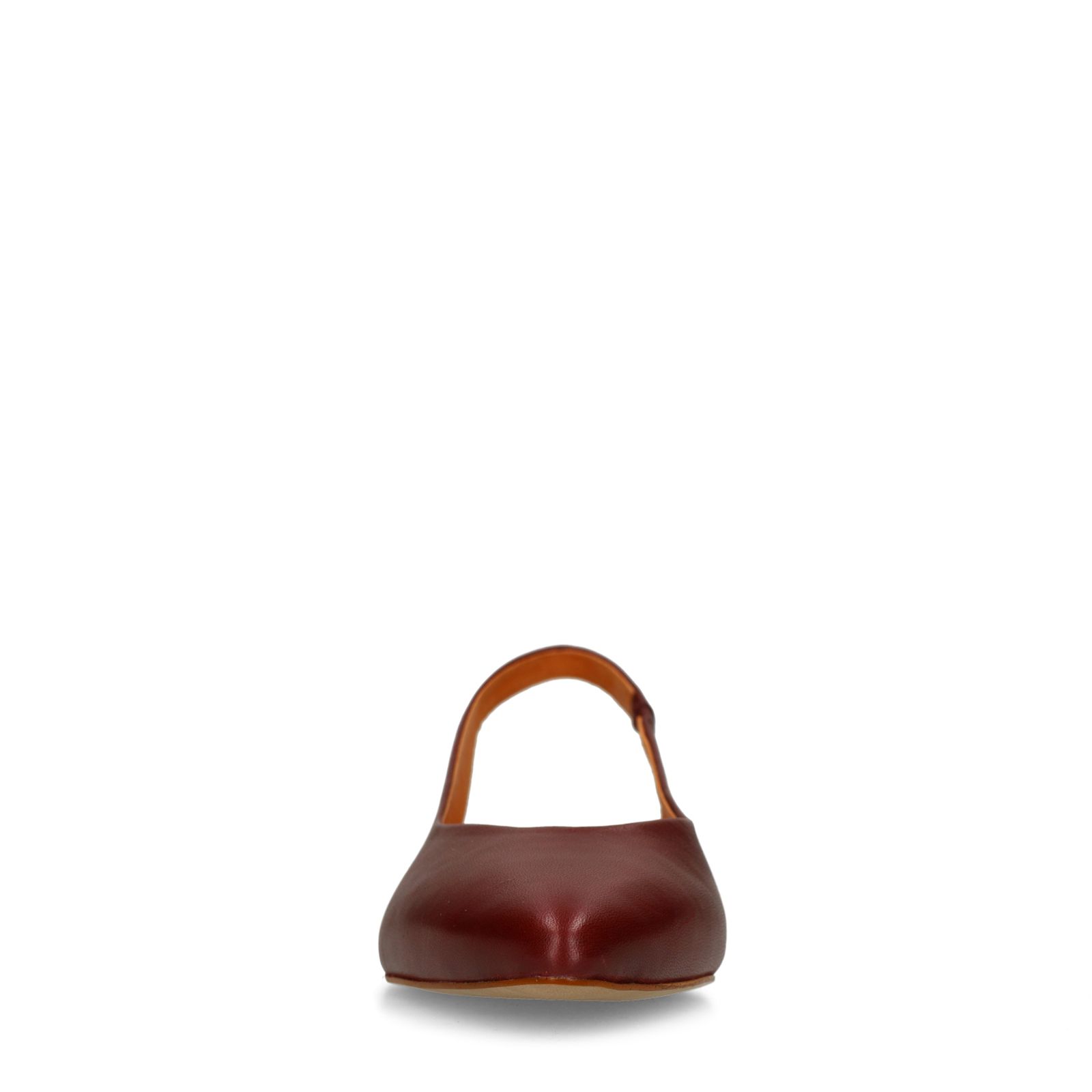 Bordeaux rode leren slingbacks