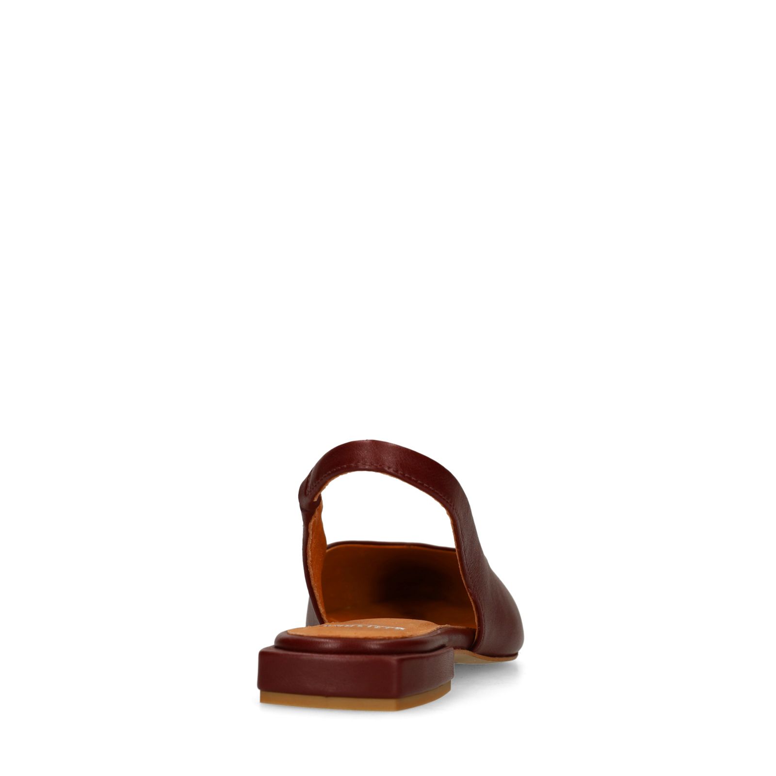 Bordeaux rode leren slingbacks