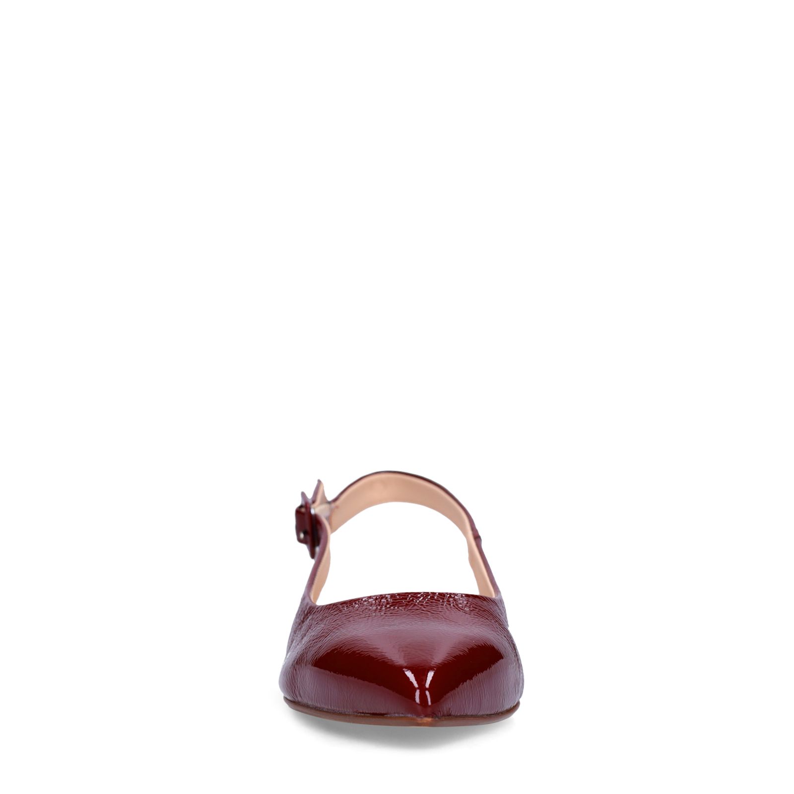 Bordeaux rode lakleren slingbacks