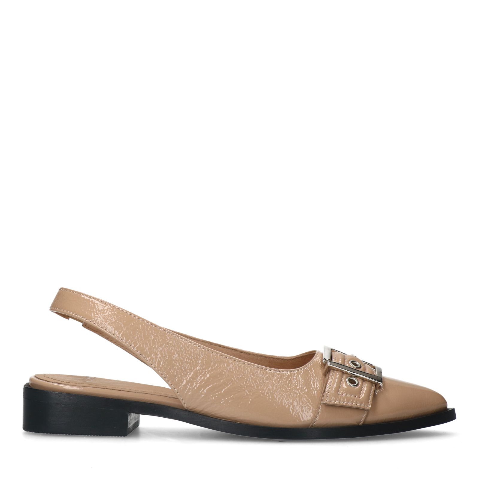 Roze lakleren slingbacks