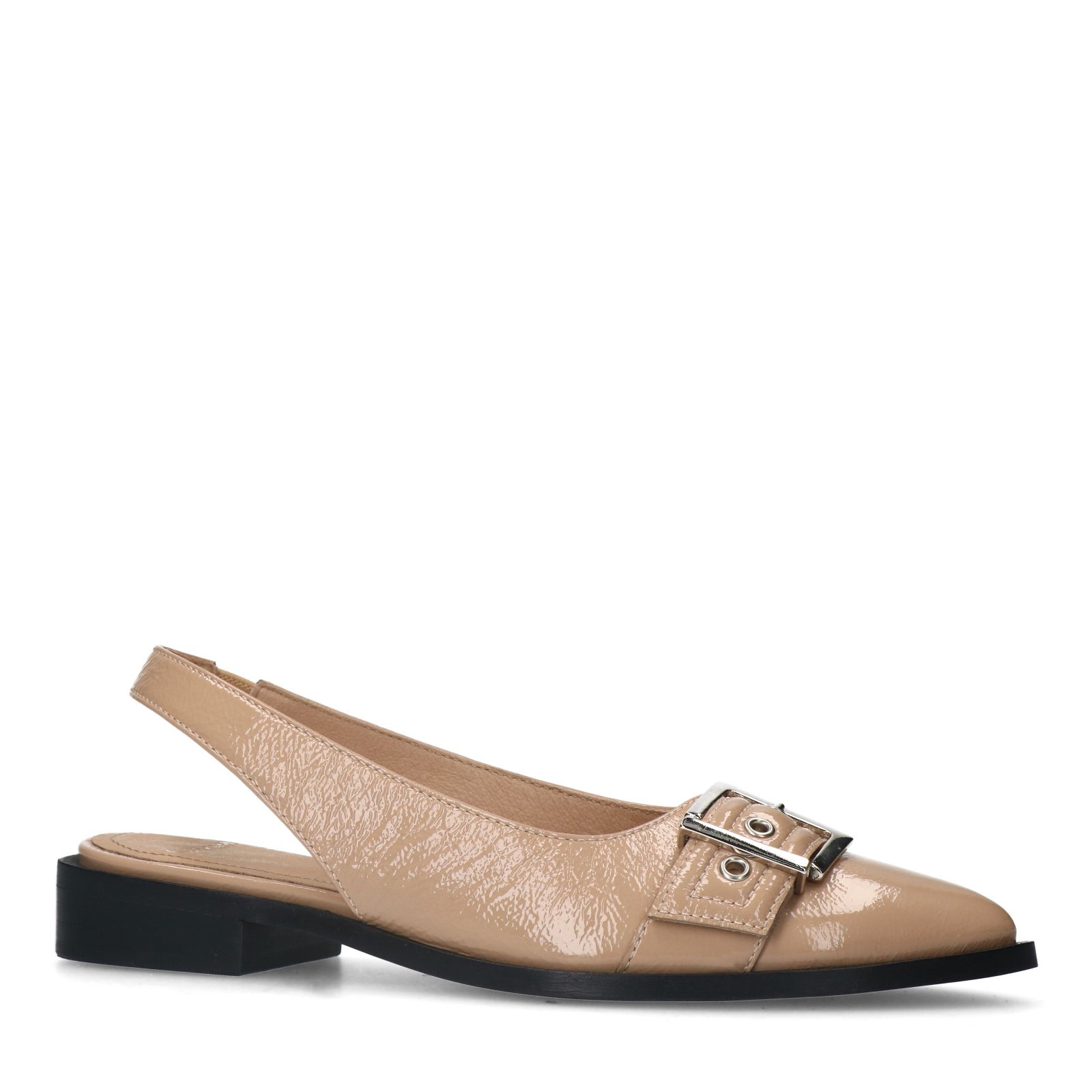 Roze lakleren slingbacks